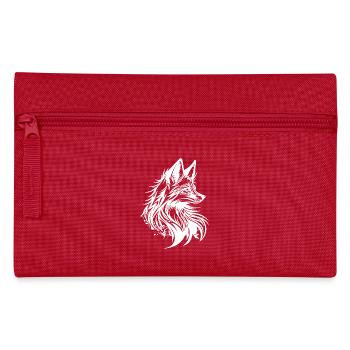 Little Cunning Fox Portrait Tattoo Ink - Pencil Case - red - Front