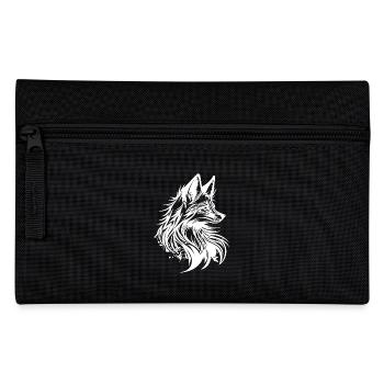 Little Cunning Fox Portrait Tattoo Ink - Pencil Case - black - Front