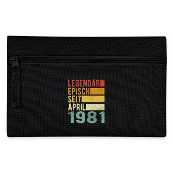 Legendär seit April 1981 - Federtasche - Schwarz - Vorne