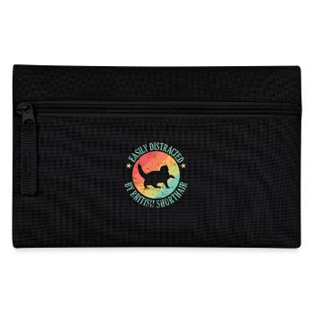 Facilement distrait par British Shorthair - Trousse - noir - Devant