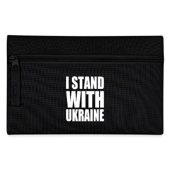 I stand with ukraine - Trousse - noir - Devant