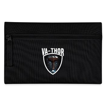 Papa Vathor Va Thor Vatertag Vatertagsgeschenk - Federtasche - Schwarz - Vorne