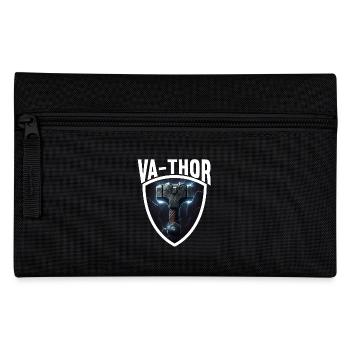 Papa Vathor Va Thor Vatertag Vatertagsgeschenk - Federtasche - Schwarz - Vorne