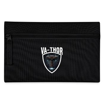Papa Vathor Va Thor Vatertag Vatertagsgeschenk - Federtasche - Schwarz - Vorne