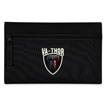 Papa Vathor Va Thor Vatertag Vatertagsgeschenk - Federtasche - Schwarz - Vorne
