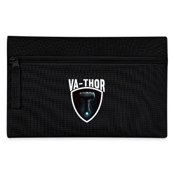 Papa Vathor Va Thor Vatertag Vatertagsgeschenk - Federtasche - Schwarz - Vorne