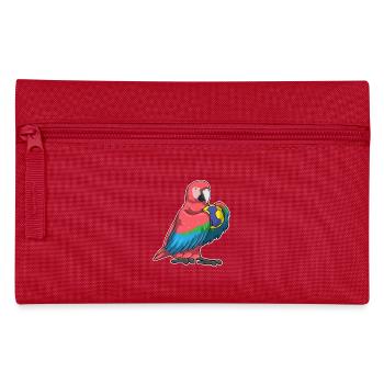 Parrot Handball Player Handball - Pencil Case - red - Front