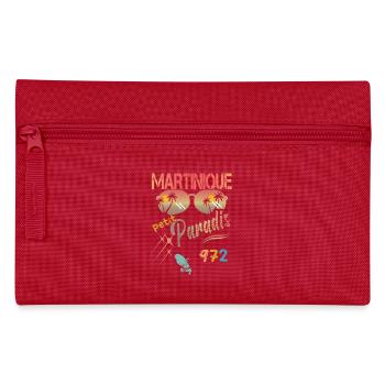Idee cadeau La Martinique un petit paradis - Trousse - rouge - Devant