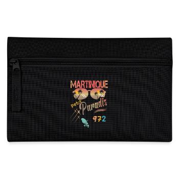 Idee cadeau La Martinique un petit paradis - Trousse - noir - Devant