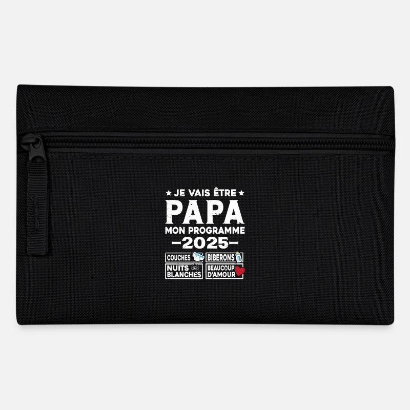 Je vais être papa mon programme en 2025 - Trousse - noir