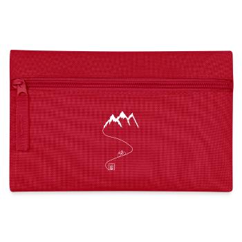 Berge Bier Gravel Rennrad Radfahrer Biker - Federtasche - Rot - Vorne