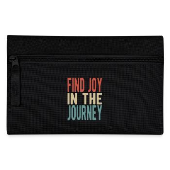 Trouvez de la joie dans le voyage - Trousse - noir - Devant