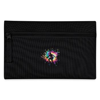 Tie dye Basketball Mädchen - Federtasche - Schwarz - Vorne