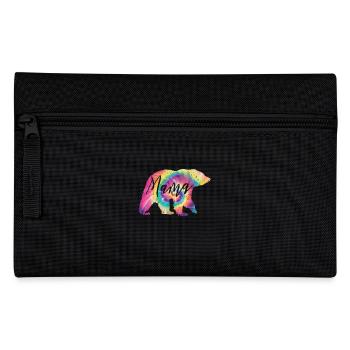 Tie Dye Mama bär - Federtasche - Schwarz - Vorne