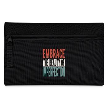 Embrassez la beauté de l’imperfection - Trousse - noir - Devant