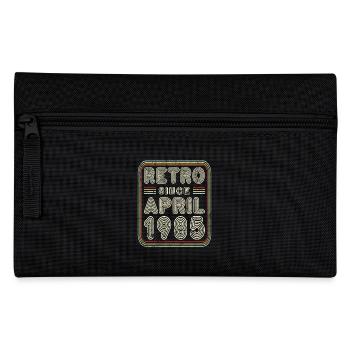 Anniversaire Avril 1985 Cadeau rétro - Trousse - noir - Devant