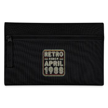 Anniversaire Avril 1988 Cadeau Rétro - Trousse - noir - Devant
