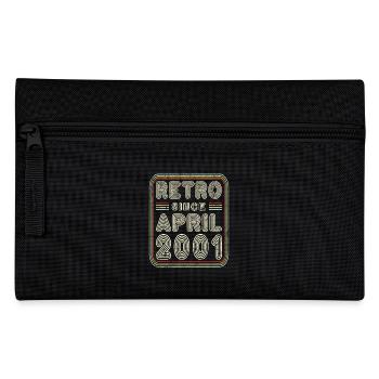 Geburtstag April 2001 Retro Geschenk - Federtasche - Schwarz - Vorne