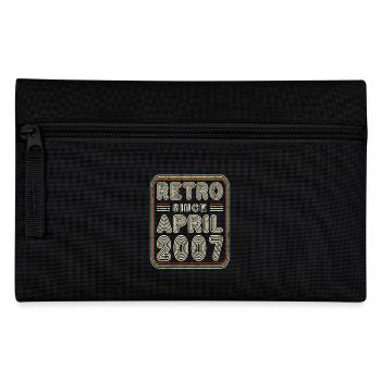 Geburtstag April 2007 Retro Geschenk - Federtasche - Schwarz - Vorne