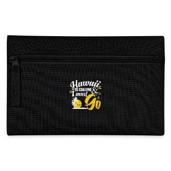 Hawaii is calling and I must go Palme - Pencil Case - black - Front