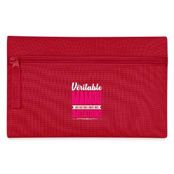 Véritable Mamou les autres sont des imitations ! - Trousse - rouge - Devant