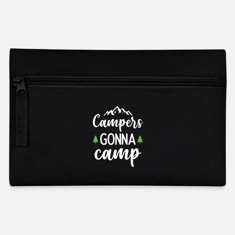 Campers Gonna Camp - Pencil Case - black