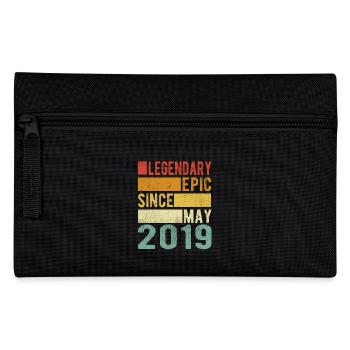 Birthday May 2019 Legendary epic - Pencil Case - black - Front