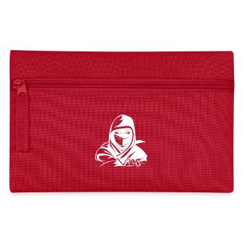 Weight Training Leisure Style Ninja Athlete Warrior - Pencil Case - red - Front