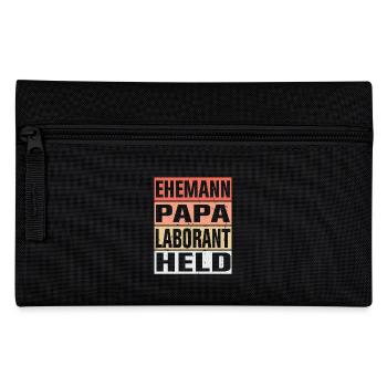 Laborant Vater Ehemann Held - Federtasche - Schwarz - Vorne