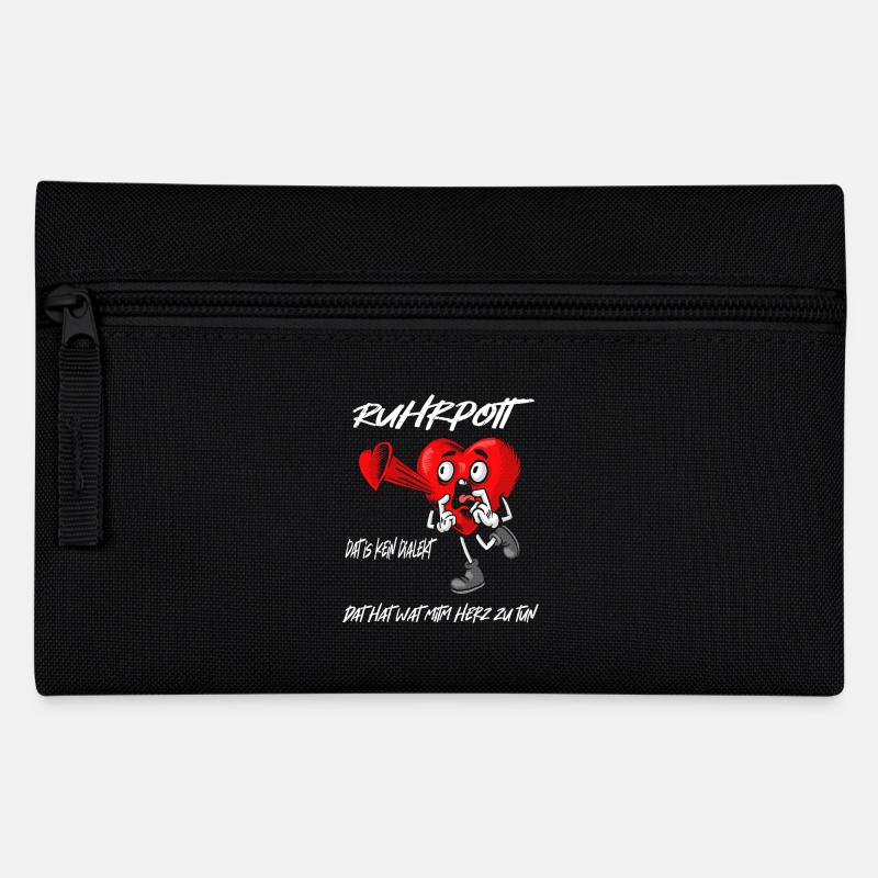 Ruhrpott Dialekt - Federtasche - Schwarz