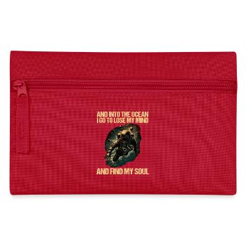 Tauchen Taucher Taucherin - Federtasche - Rot - Vorne