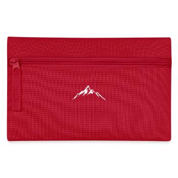 Berge Motiv Bergsteigen Mountainbiker Wandern Berg - Federtasche - Rot - Vorne