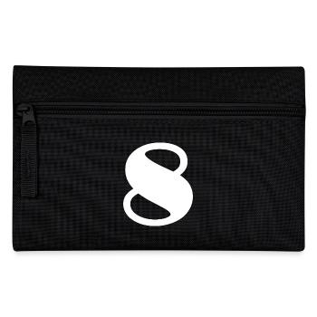 8 ANS. 8e ANNIVERSAIRE. ANNIVERSAIRE 8 ANS. 8 - Trousse - noir - Devant