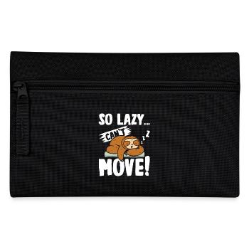 So lazy can't move Sloth - Pencil Case - black - Front
