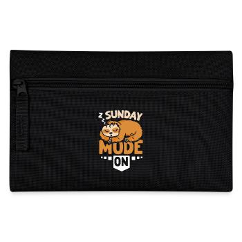 Sloth sunday mode on - Pencil Case - black - Front