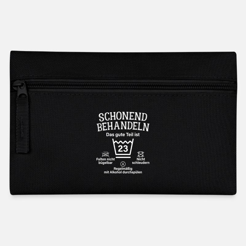 23. Geburtstag Schonend Behandeln 23 Teil Ist 23 - Federtasche - Schwarz