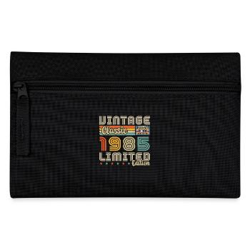 1985 Vintage Born in 1985 Birthday Gift - Pencil Case - black - Front