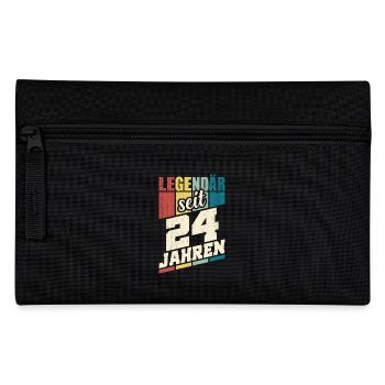 24. Geburtstag Legendär Seit 24 Jahren Legende 24 - Federtasche - Schwarz - Vorne