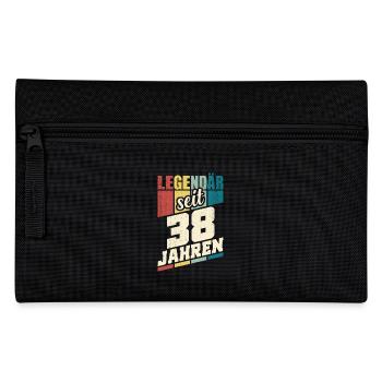 38. Geburtstag Legendär Seit 38 Jahren Legende 38 - Federtasche - Schwarz - Vorne