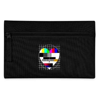 Test Image Coeur I Love 90s Party Love 80s - Trousse - noir - Devant