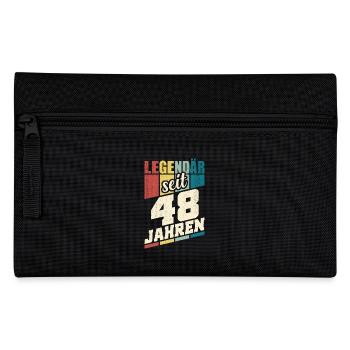 48. Geburtstag Legendär Seit 48 Jahren Legende 48 - Federtasche - Schwarz - Vorne