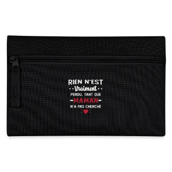 Maman n'a pas cherché Cadeau Humour - Trousse - noir - Devant