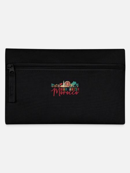 Marakesch Marokko Souvenir - Federtasche - Schwarz
