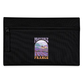 Provence Frankreich Souvenir - Federtasche - Schwarz - Vorne