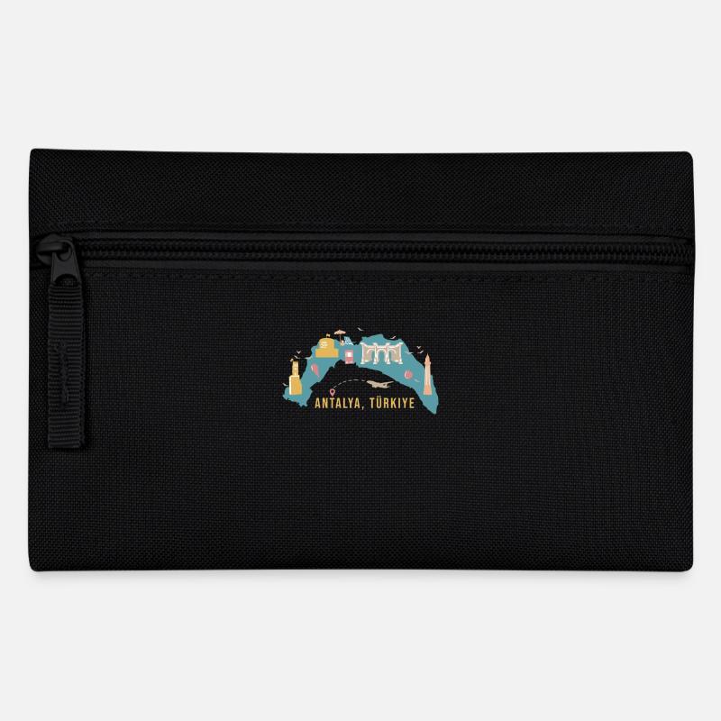 Antalya Turquie Souvenir - Trousse - noir