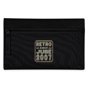 Geburtstag Juni 2007 Retro Geschenk - Federtasche - Schwarz - Vorne