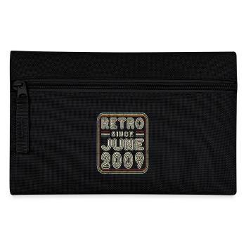 Geburtstag Juni 2009 Retro Geschenk - Federtasche - Schwarz - Vorne