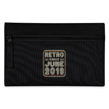 Birthday June 2018 Retro Gift - Pencil Case - black - Front