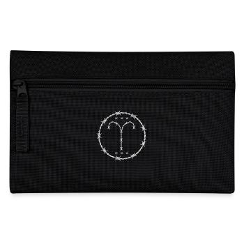 Widder Sternzeichen - Federtasche - Schwarz - Vorne