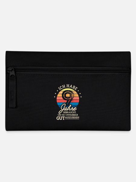 9. Geburtstag Geschenk Habe 9 Jahre Gebraucht - Federtasche - Schwarz